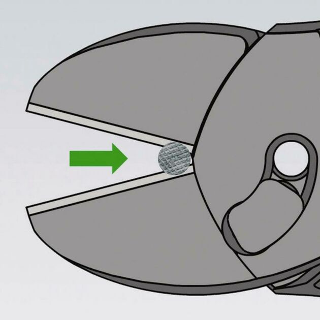 Кусачки боковые KNIPEX TwinForce 73 72 180 BK, мощные, фото , изображение 4 | SNABZHENIE.com.ua