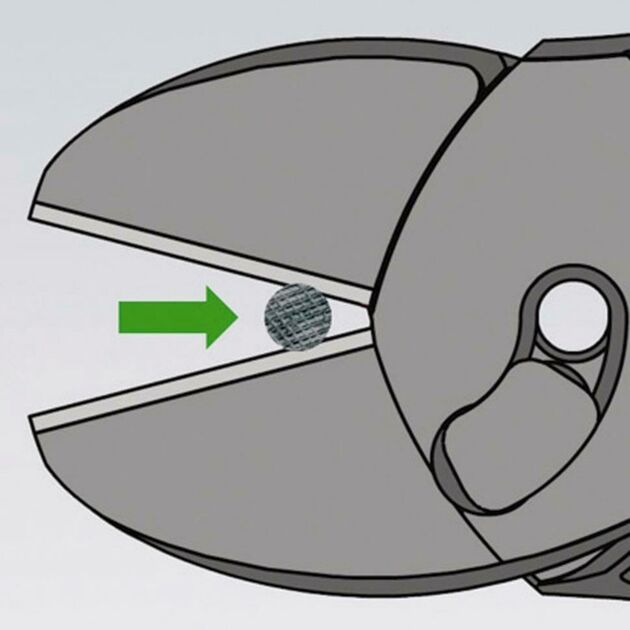 Кусачки боковые KNIPEX TwinForce 73 72 180 BK, мощные, фото , изображение 6 | SNABZHENIE.com.ua