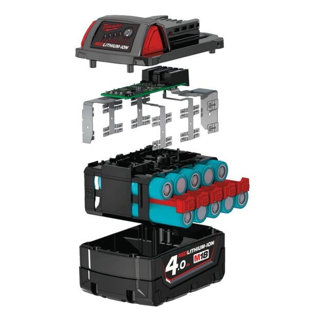 Аккумулятор MILWAUKEE M18 B4 4 Ач 4932430063, фото , изображение 4 | SNABZHENIE.com.ua