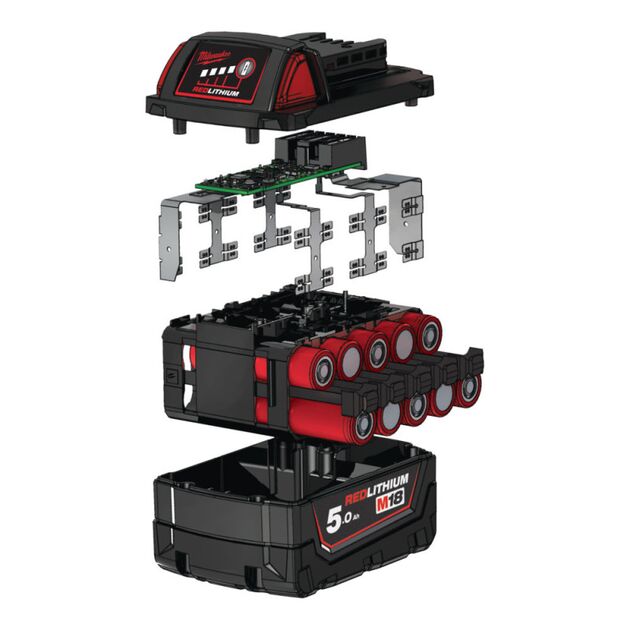 Акумулятор MILWAUKEE M18 B5/5 Ач 4932430483, фото , зображення 4 | SNABZHENIE.com.ua