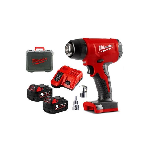 Акумуляторний фен MILWAUKEE M18 BHG-502C 4933459772, фото  | SNABZHENIE.com.ua