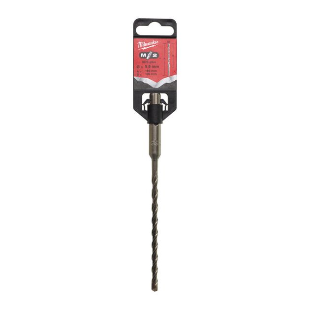 Бур SDS-PLUS M2 MILWAUKEE, 5,5х160х100мм, фото  | SNABZHENIE.com.ua