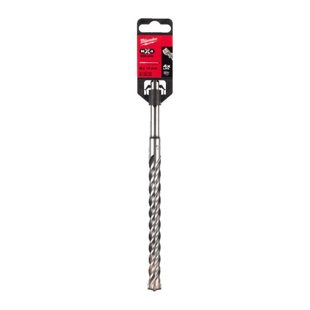 Бур SDS-PLUS MX4 MILWAUKEE, ?14,0х210х150мм, фото  | SNABZHENIE.com.ua