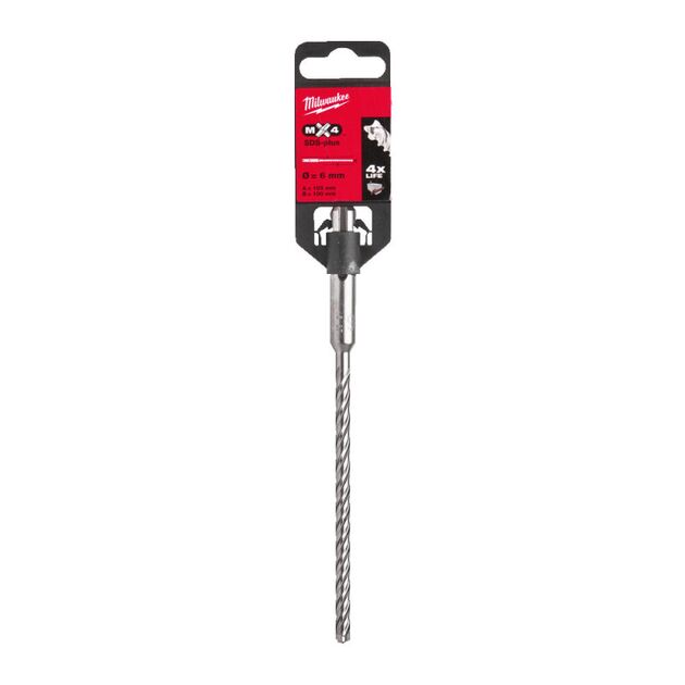 Бур SDS-PLUS MX4 MILWAUKEE, 6,0х165мм, фото  | SNABZHENIE.com.ua