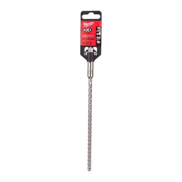 Бур SDS-PLUS MX4 MILWAUKEE 6,0х215х150мм, фото  | SNABZHENIE.com.ua