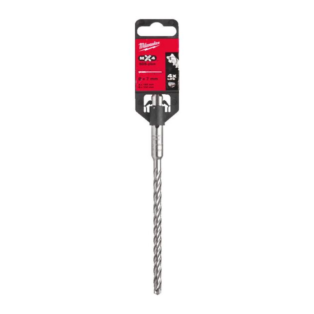 Бур SDS-PLUS MX4 MILWAUKEE 7,0х165х100мм, фото  | SNABZHENIE.com.ua