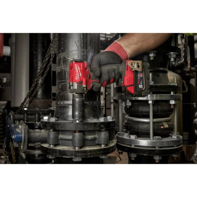 Гайковерт високопотужний MILWAUKEE 1/2 (339 Nm) з фрикційним кільцем M18 FUEL FIW2F12-502X, фото , зображення 9 | SNABZHENIE.com.ua