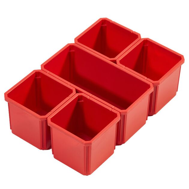 Контейнери для органайзерів PACKOUT MILWAUKEE, 5 шт. (1 великий, 4 маленьких), фото  | SNABZHENIE.com.ua