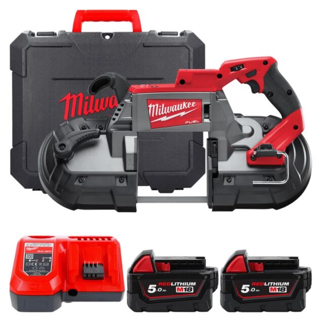 Ленточная пила MILWAUKEE M18 FUEL CBS125-502C для металла, фото  | SNABZHENIE.com.ua