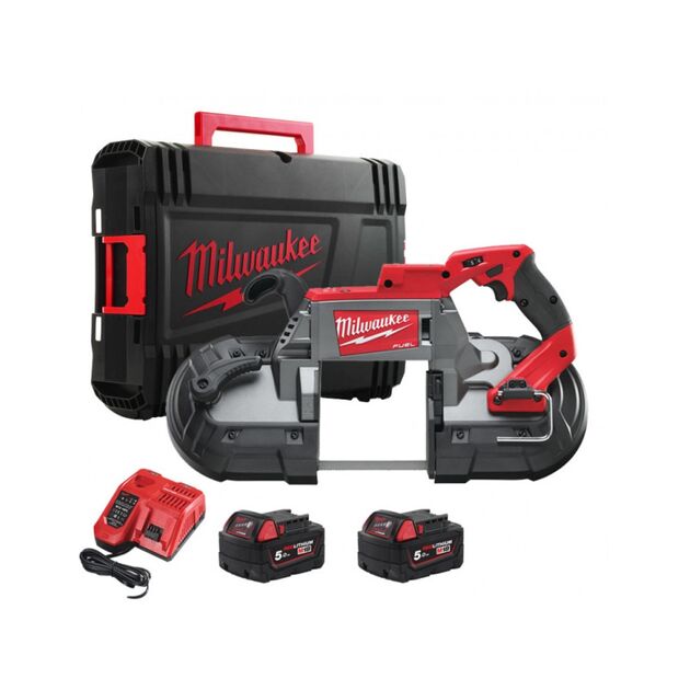 Ленточная пила MILWAUKEE M18 FUEL CBS125-502C для металла, фото , изображение 2 | SNABZHENIE.com.ua