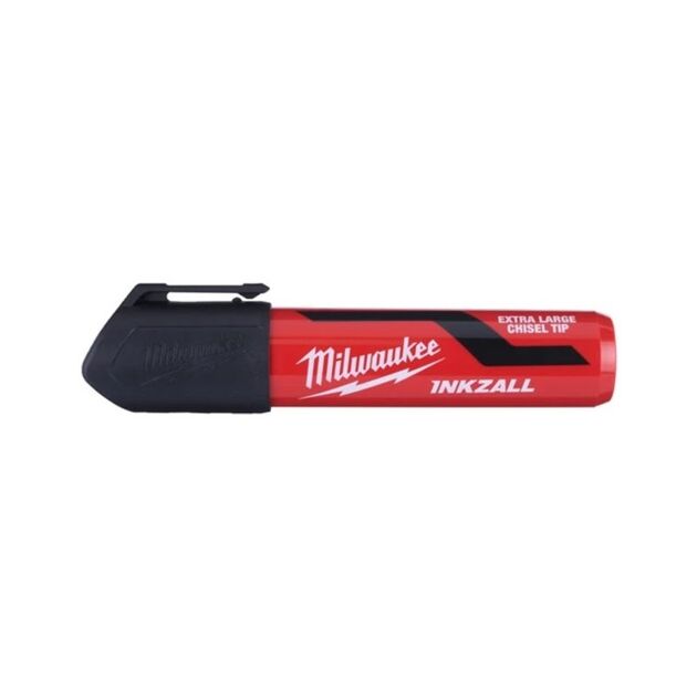 Маркер INKZALL XL черный для стройплощадки MILWAUKEE, фото  | SNABZHENIE.com.ua
