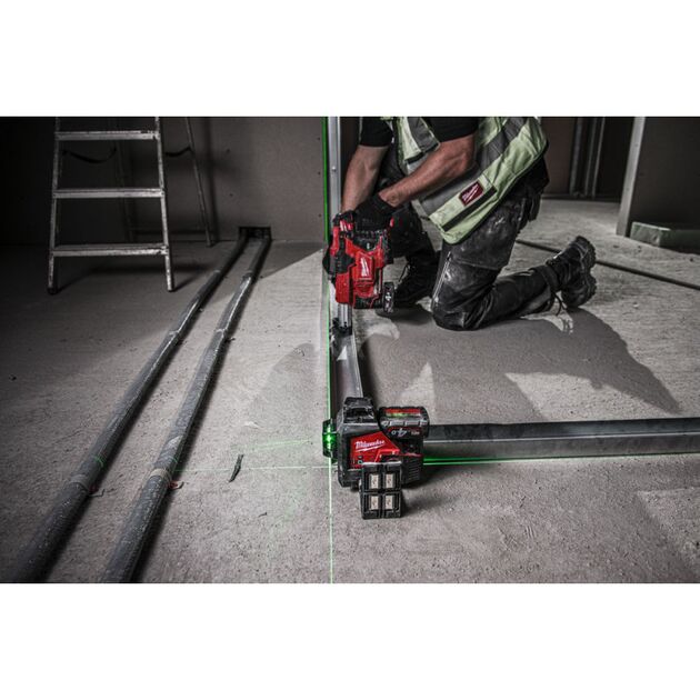 Нівелір лазерний 3D акумуляторний MILWAUKEE M12 3PLKIT-401P, фото , зображення 10 | SNABZHENIE.com.ua