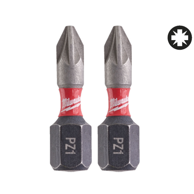 Насадка Milwaukee SHOCKWAVE PZ1 25 мм (2 шт), фото  | SNABZHENIE.com.ua