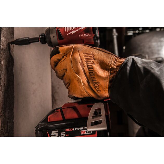 Перчатки робочі шкіряні MILWAUKEE M/8, фото , зображення 2 | SNABZHENIE.com.ua