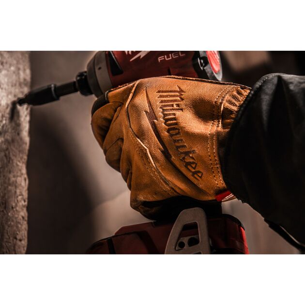 Перчатки робочі шкіряні MILWAUKEE M/8, фото , зображення 3 | SNABZHENIE.com.ua