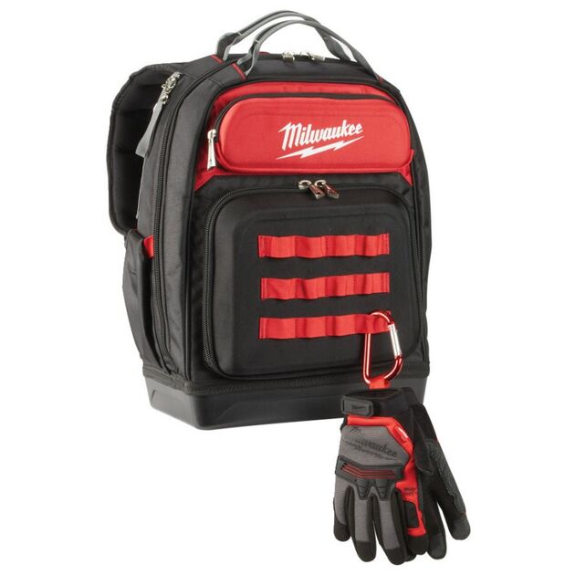 Рюкзак MILWAUKEE большой с жестким дном 4932464833, фото , изображение 10 | SNABZHENIE.com.ua