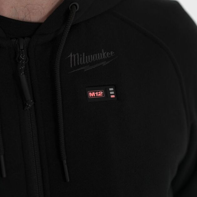 Толстовка чорна M12HHBL4-0 (XL), фото , зображення 5 | SNABZHENIE.com.ua