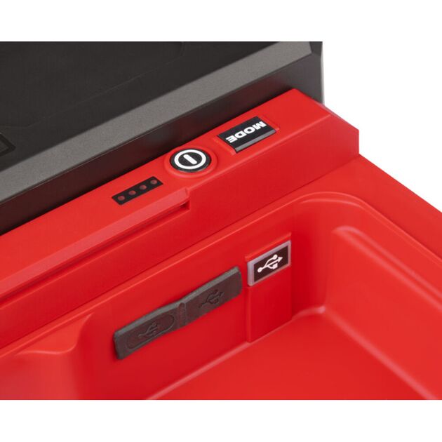 Фонарь світлодіодний акумуляторний/органайзер з портами USB-A та USB-C M12 POAL-0 PACKOUT, фото , зображення 3 | SNABZHENIE.com.ua