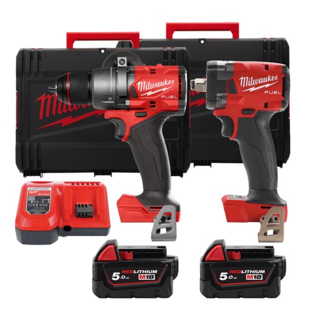 Набір акумуляторних інструментів Milwaukee M18FPP2B3-502X, фото  | SNABZHENIE.com.ua
