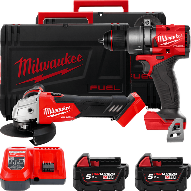 Набір акумуляторних інструментів M18 FPP2E3-502X MILWAUKEE, фото  | SNABZHENIE.com.ua