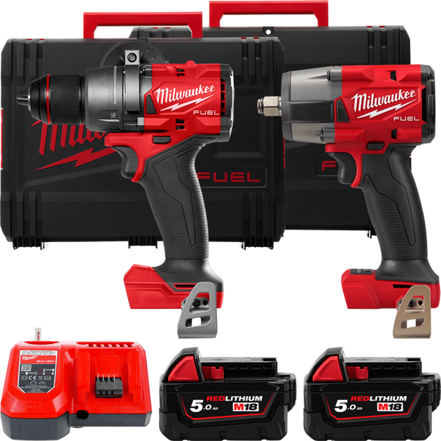 Набір акумуляторних інструментів Milwaukee M18FPP2F3-502X, фото  | SNABZHENIE.com.ua