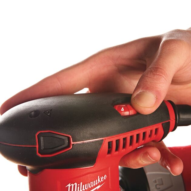 Шліфувальна машина MILWAUKEE ROS 125 E ексцентрикова 125 мм 4933433180, фото , зображення 4 | SNABZHENIE.com.ua