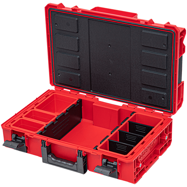 Ящик для инструментов QBRICK SYSTEM ONE 200 PROFI RED ULTRA HD 585x385x190, фото , изображение 3 | SNABZHENIE.com.ua