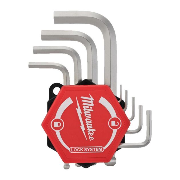 Набор шестигранных ключей MILWAUKEE Compact, 9 предметов 4932492399, фото  | SNABZHENIE.com.ua