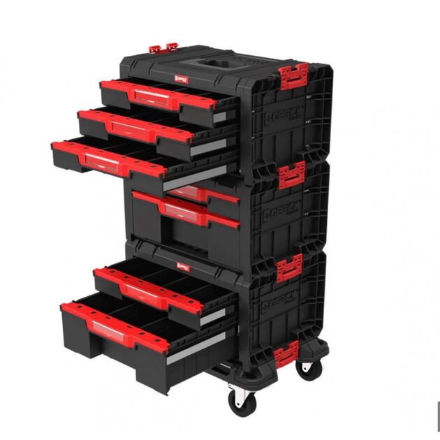 Набір ящиків QBRICK SYSTEM PRO SET мобільний шафка (Drawer Workshop) 525 x 345 x 885, фото , зображення 4 | SNABZHENIE.com.ua