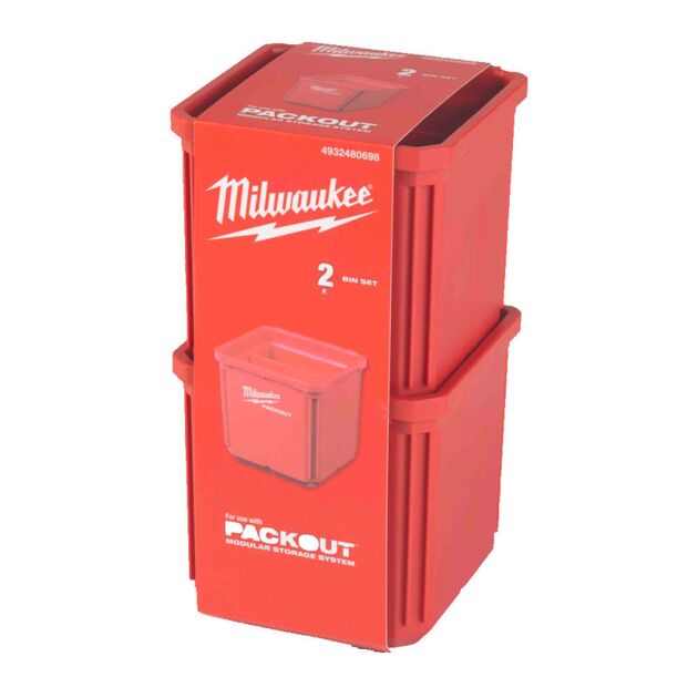 Контейнер 10x10 см Milwaukee Packout™ (набор из 2 шт.), фото  | SNABZHENIE.com.ua
