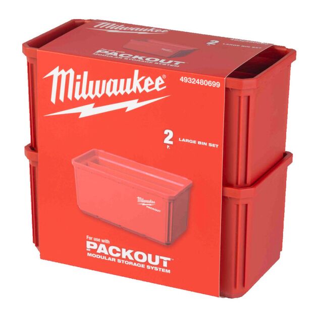 Контейнер 10 x 20 см Milwaukee Packout™ (набор из 2 шт.), фото  | SNABZHENIE.com.ua