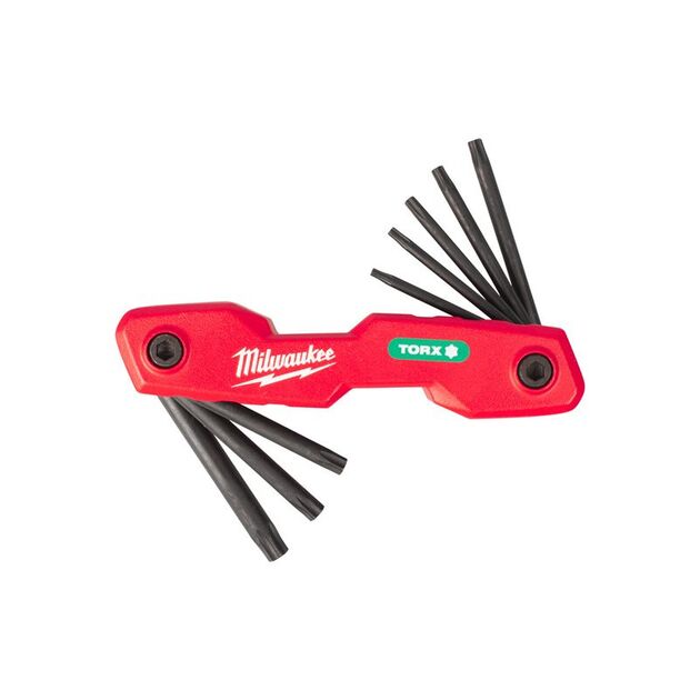 Набор складных шестигранных ключей Torx, 8 шт. Milwaukee 4932480979, фото  | SNABZHENIE.com.ua