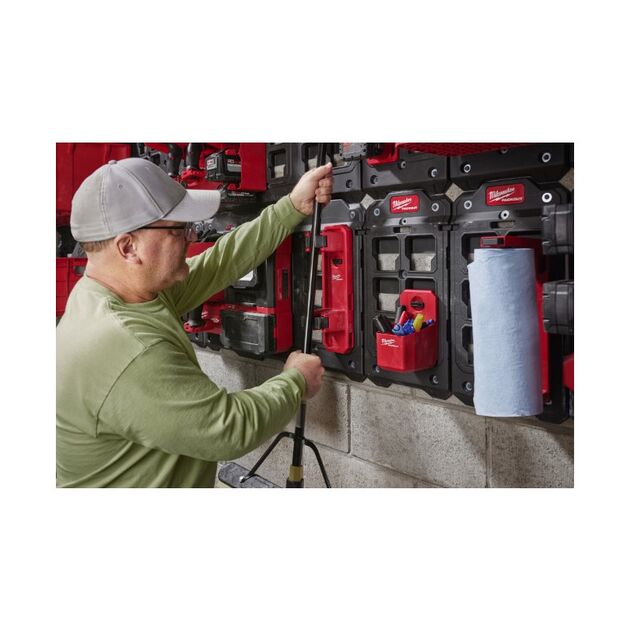 Держатель инструмента MILWAUKEE PACKOUT одинарный с длинной ручкой, фото , изображение 7 | SNABZHENIE.com.ua