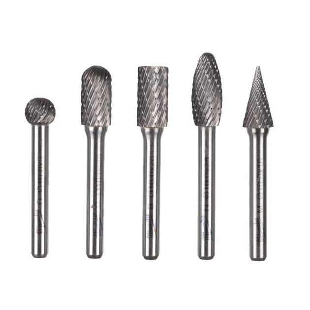 Набор борфрез твердосплавных TC 6 X 10MM 5 шт MILWAUKEE 4932493577, фото , изображение 2 | SNABZHENIE.com.ua