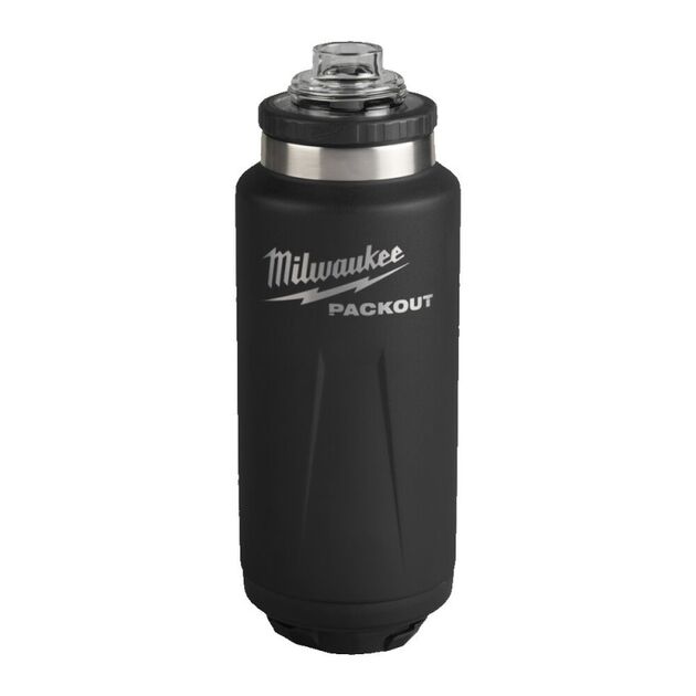 Термобутилка 1065 мл чорна PACKOUT MILWAUKEE, фото , зображення 2 | SNABZHENIE.com.ua