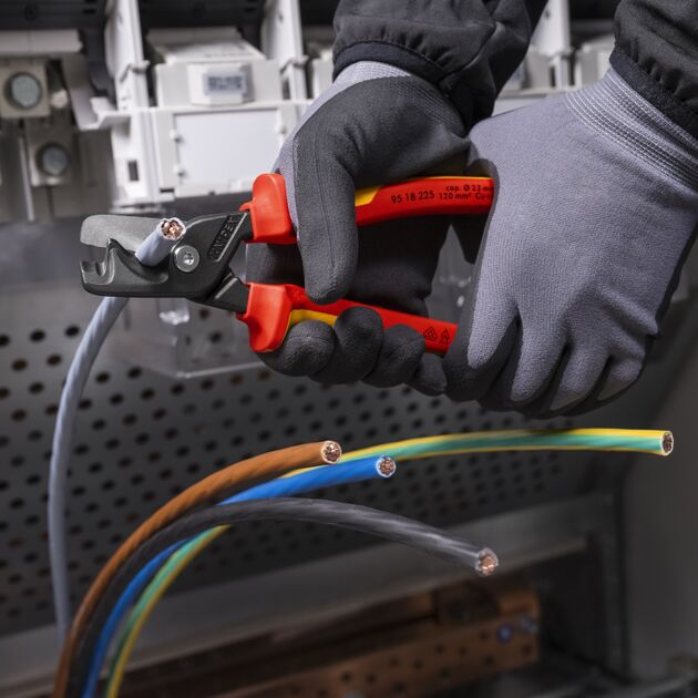 Ножницы для резки кабелей 225мм KNIPEX StepCut XL 95 18 225, фото , изображение 3 | SNABZHENIE.com.ua