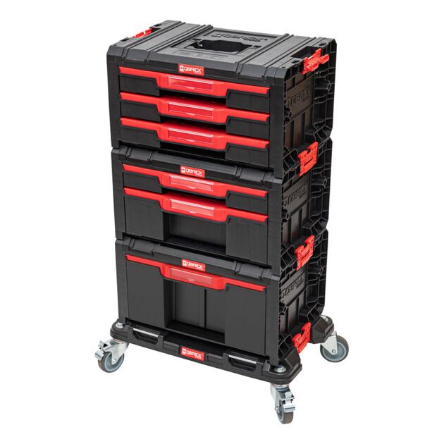 Набір ящиків QBRICK SYSTEM PRO SET 5 мобільний шкаф (Drawer Workshop) 525 x 345 x 885, фото  | SNABZHENIE.com.ua
