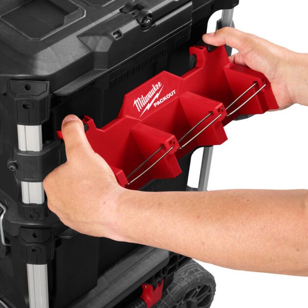 Держатели боковые для кейсов PACKOUT™ MILWAUKEE (2шт) для уровней, фото , зображення 3 | SNABZHENIE.com.ua