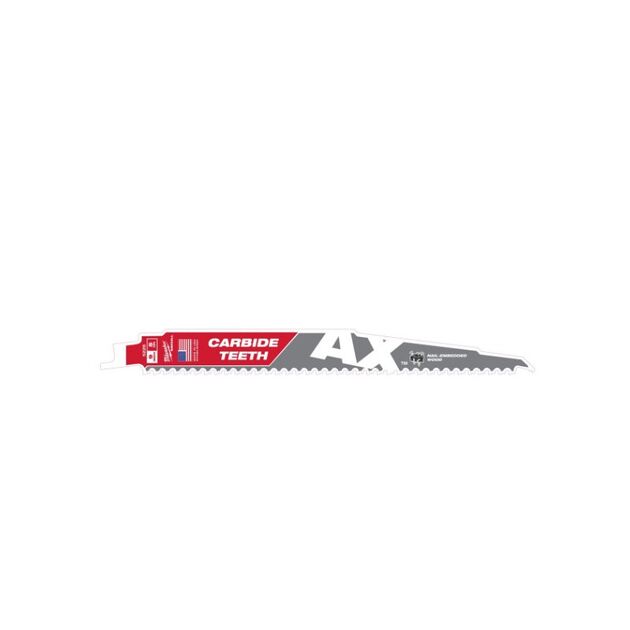 Полотно для сабельных пил AX FANG TIP CARBIDE MILWAUKEE, 230х5,0мм, (дерево с гвоздями), фото , зображення 2 | SNABZHENIE.com.ua