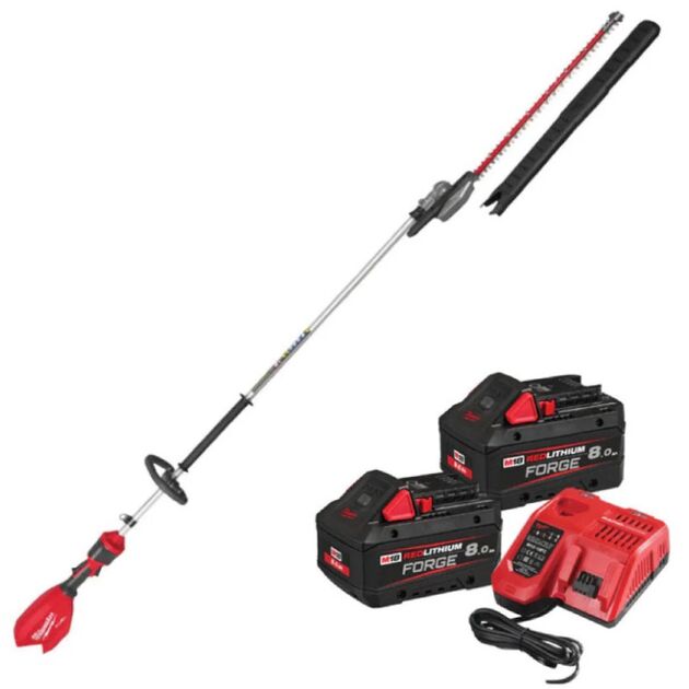 Кусторез высотний аккумуляторный безщеточный MILWAUKEE (лезвие 60см) M18 FHETE27-802 FORGE™, фото  | SNABZHENIE.com.ua