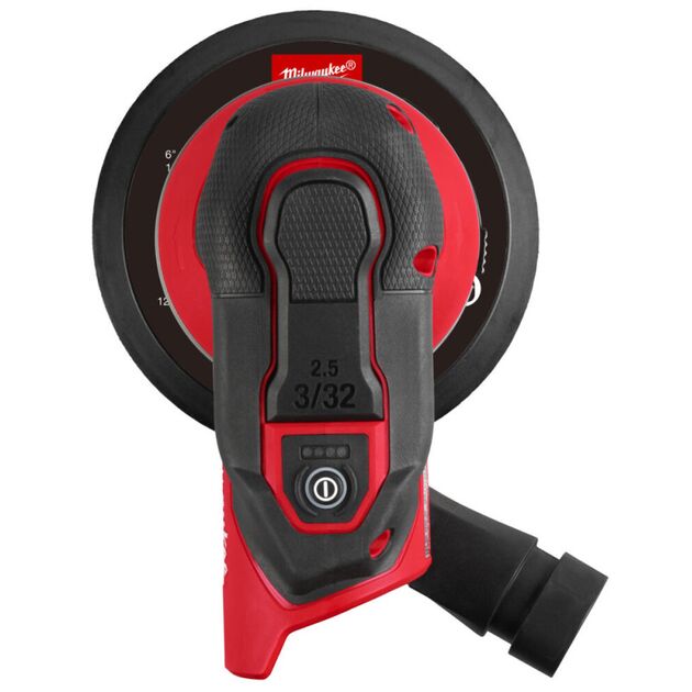 Шлифмашина эксцентриковая аккумуляторная MILWAUKEE M12 FROS2.5-0 Ø150мм (каркас), фото , изображение 2 | SNABZHENIE.com.ua
