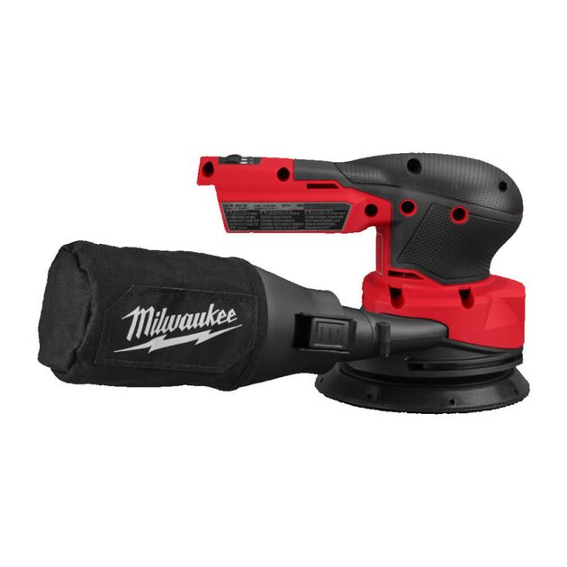 Шлифмашина эксцентриковая аккумуляторная MILWAUKEE Ø125мм M18 FROS125-502X FUEL, фото , изображение 5 | SNABZHENIE.com.ua
