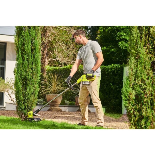 Ryobi Тример садовий акумуляторний ONE+ RY18LT33B-0 18В 33см 2.6кг без АКБ та ЗП, фото , изображение 4 | SNABZHENIE.com.ua
