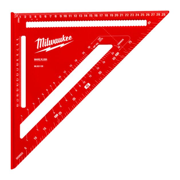 Угольник-транспортир метрический MILWAUKEE, 30см, фото  | SNABZHENIE.com.ua