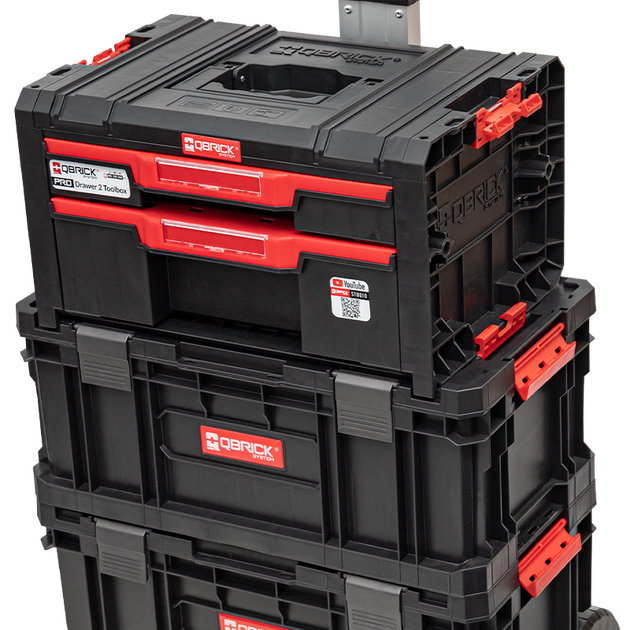 Ящик для інструментів QBRICK SYSTEM TWO TOOLBOX Alu VARIO 560 x 320 x 240, фото , зображення 3 | SNABZHENIE.com.ua