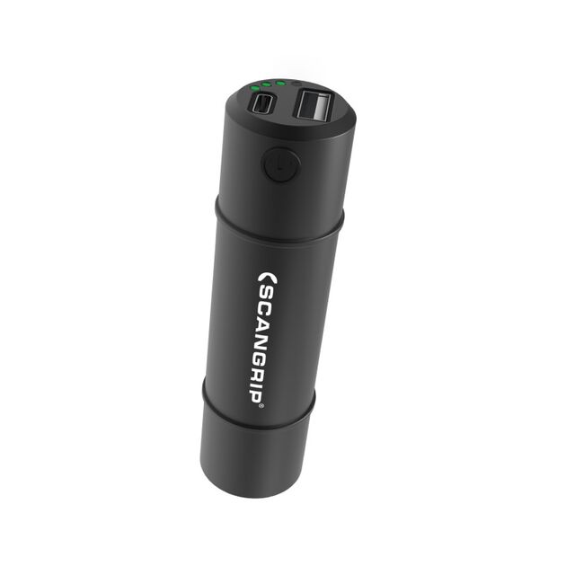 Алюминиевый внешний аккумулятор емкостью 4000 мАч с индикатором SCANGRIP POWER BANK, фото , зображення 2 | SNABZHENIE.com.ua