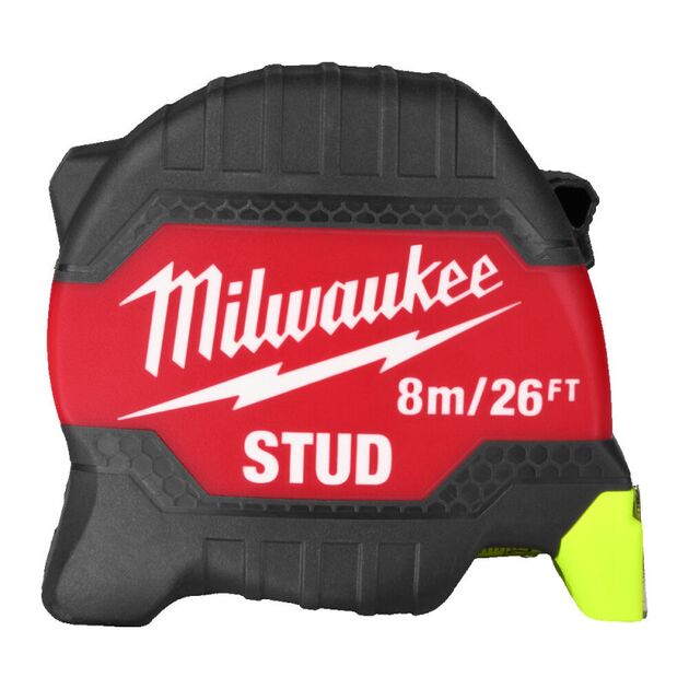 Рулетка магнитная STUD MILWAUKEE (Gen 3), 8м/26фт (33мм), фото  | SNABZHENIE.com.ua