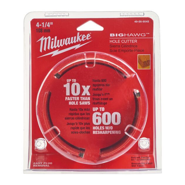 Коронка по дереву MILWAUKEE BIGHAW, Ø108мм, фото , изображение 2 | SNABZHENIE.com.ua