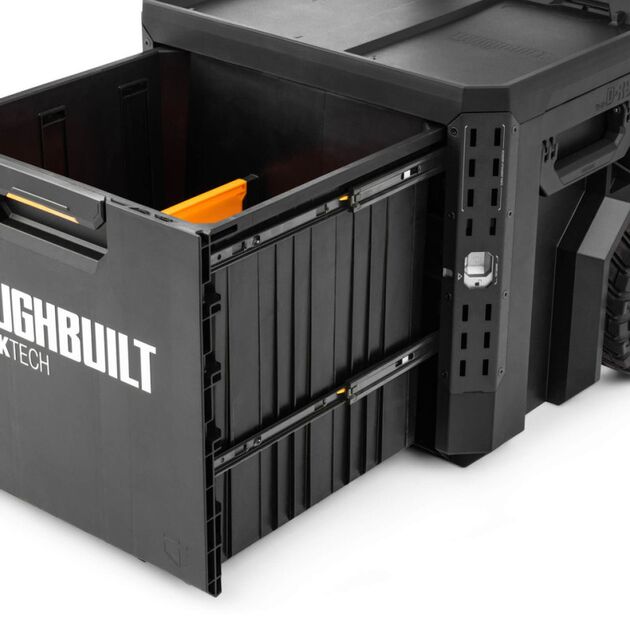 Ящик для инструментов TOUGHBUILT TB-B1-D-R91 StackTech на колесах 1 выдвижным ящиком, фото , изображение 4 | SNABZHENIE.com.ua
