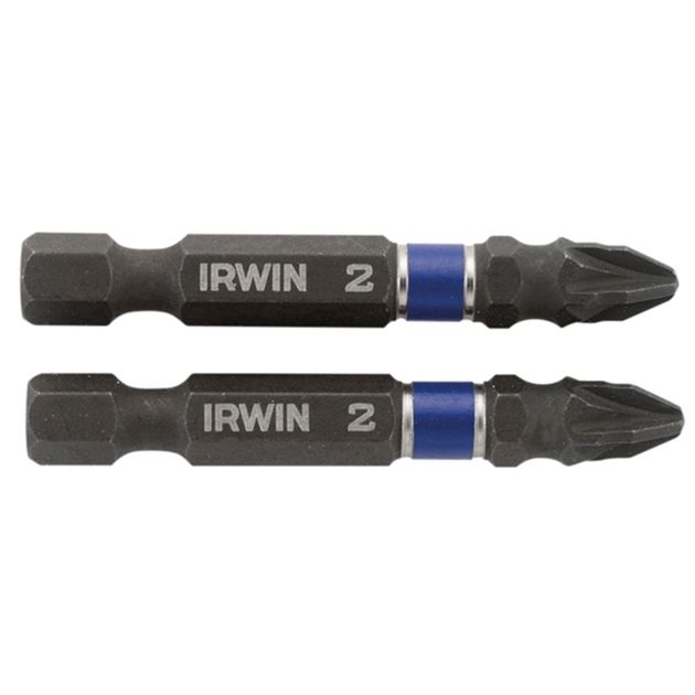 Бита IMPACT PZ2 1/4" 50мм 2шт, IRWIN (1923358), фото  | SNABZHENIE.com.ua